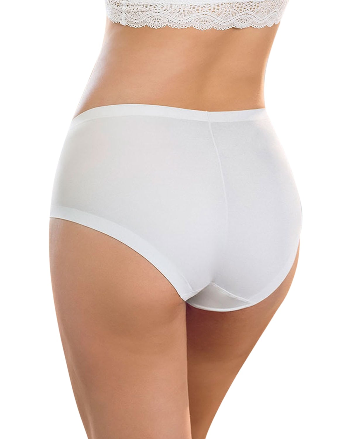 FAJAS MUJER LEONISA 12715 PANTY CONTROL SUAVE BLANCO - 2