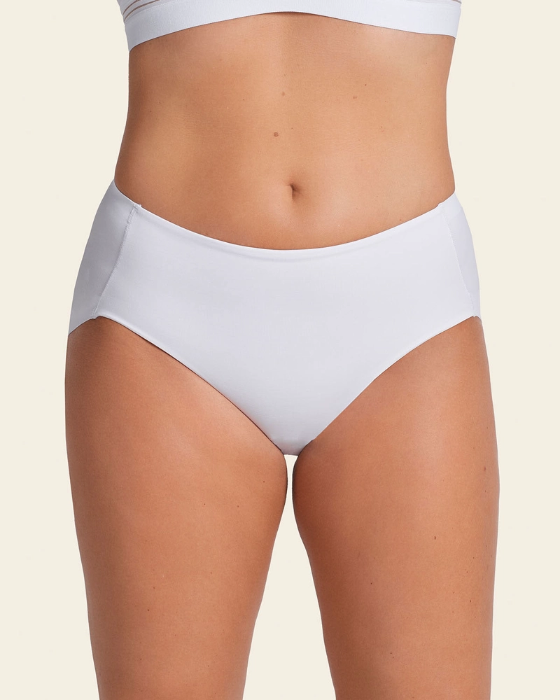 FAJAS MUJER LEONISA 12715 PANTY CONTROL SUAVE BLANCO - 4