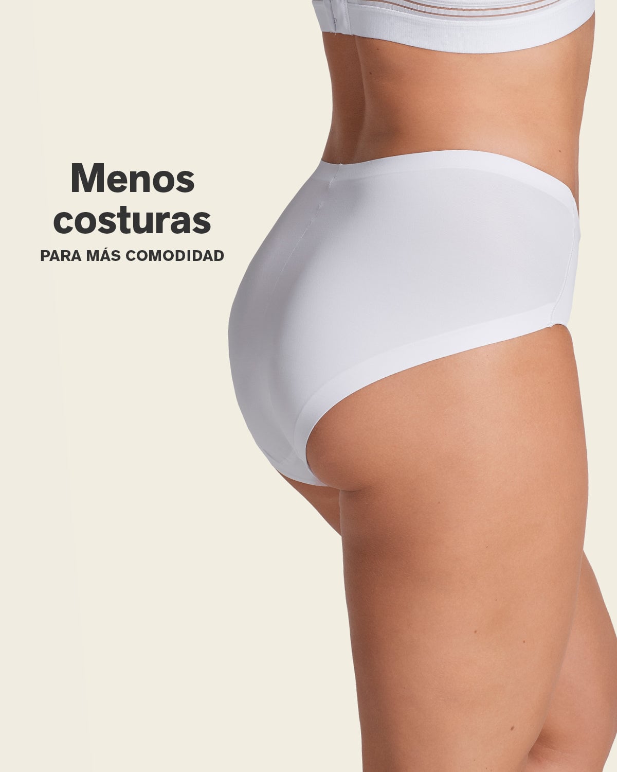 FAJAS MUJER LEONISA 12715 PANTY CONTROL SUAVE BLANCO - 4