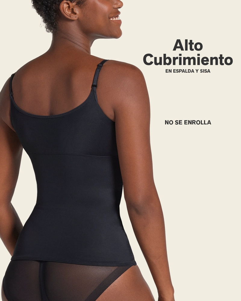 FAJAS MUJER LEONISA 15824 CAMISETA NEGRO - 7