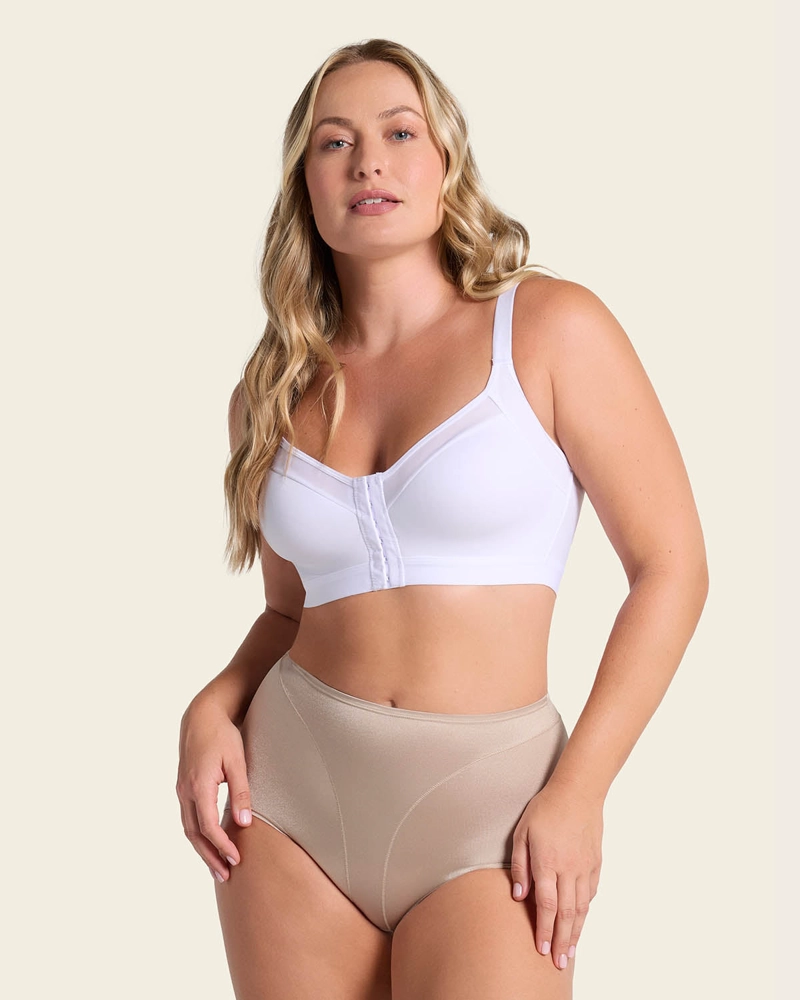 PANTIES MUJER LEONISA 1214 PANTY CONTROL SUAVE BEIGE - 5