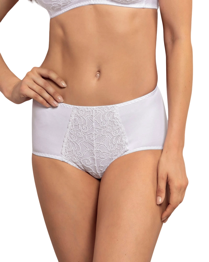 PANTIES MUJER LEONISA 72221 PANTY CONTROL SUAVE BLANCO - 1