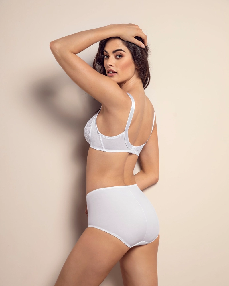 PANTIES MUJER LEONISA 72221 PANTY CONTROL SUAVE BLANCO - 3