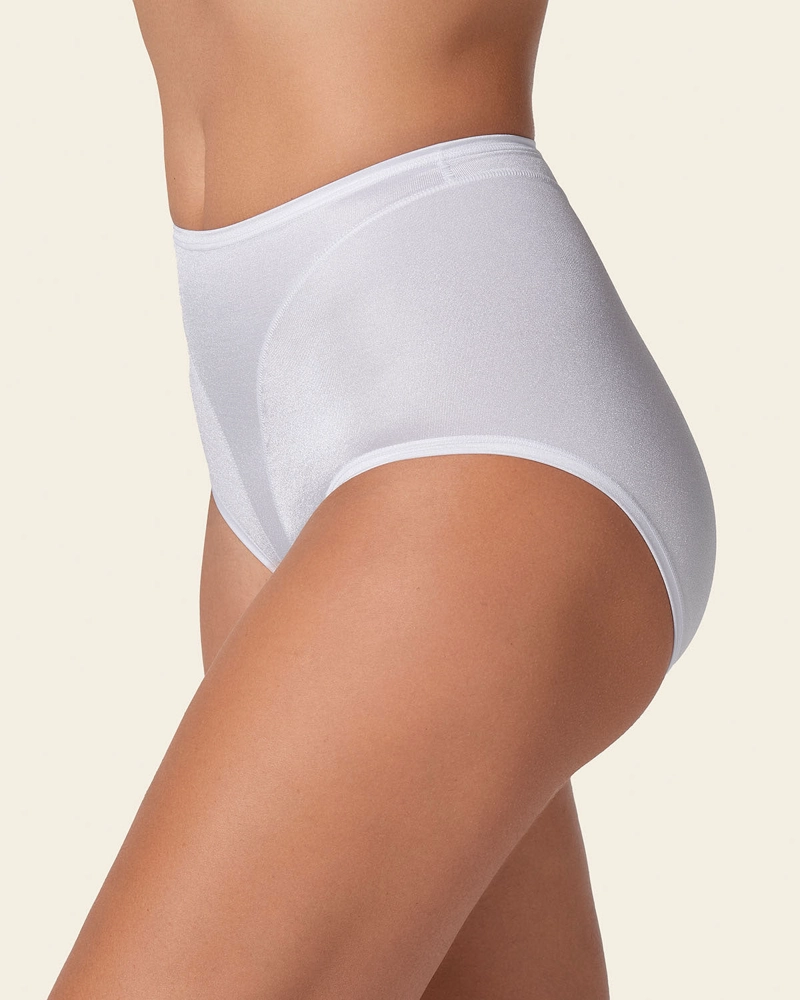 PANTIES MUJER LEONISA 1214 PANTY CONTROL SUAVE BLANCO - 1