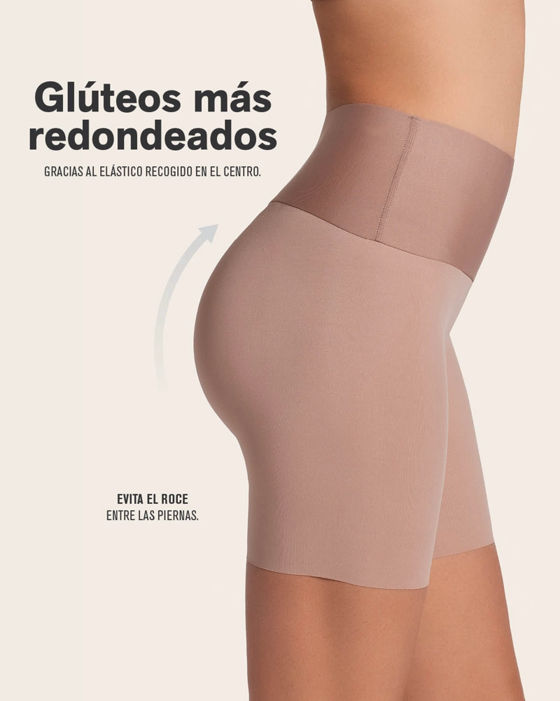 PANTIES MUJER LEONISA 12970 BOXER CAFÉ - 2