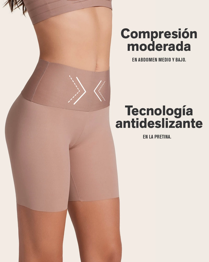 PANTIES MUJER LEONISA 12970 BOXER CAFÉ - 3
