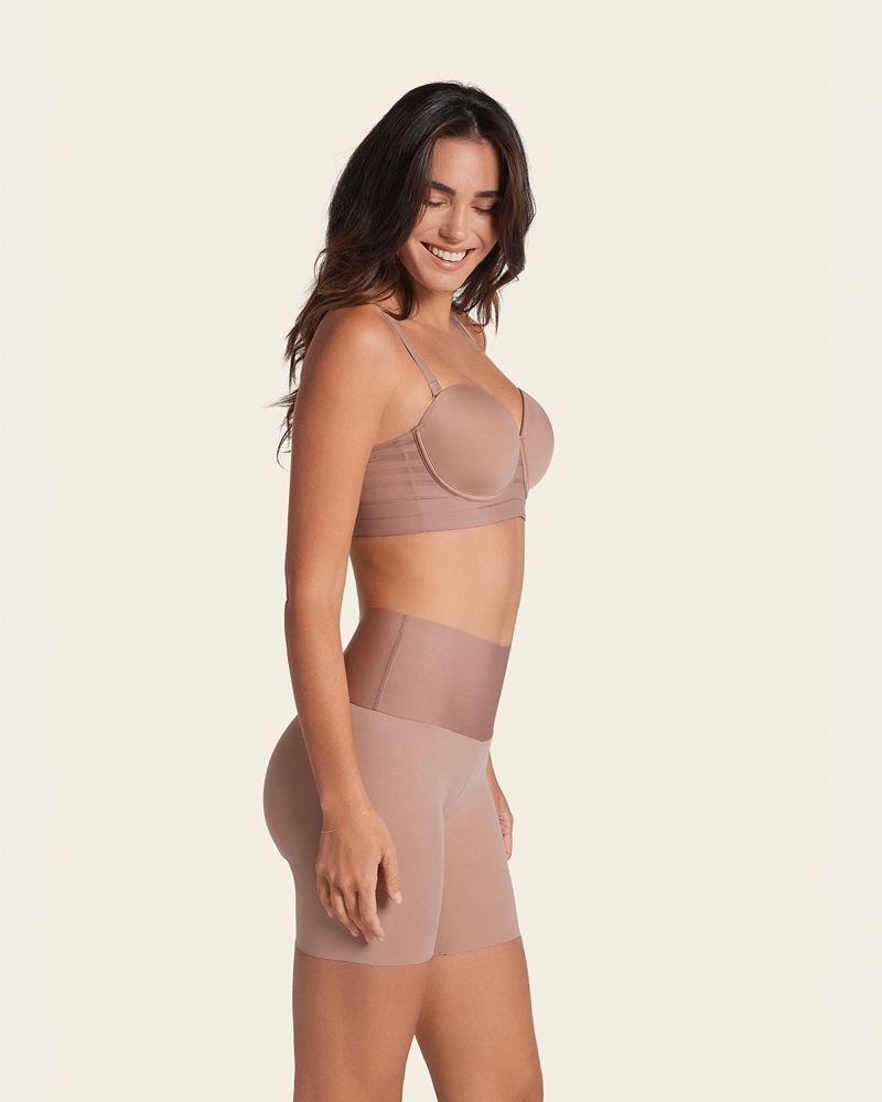 PANTIES MUJER LEONISA 12970 BOXER CAFÉ - 4