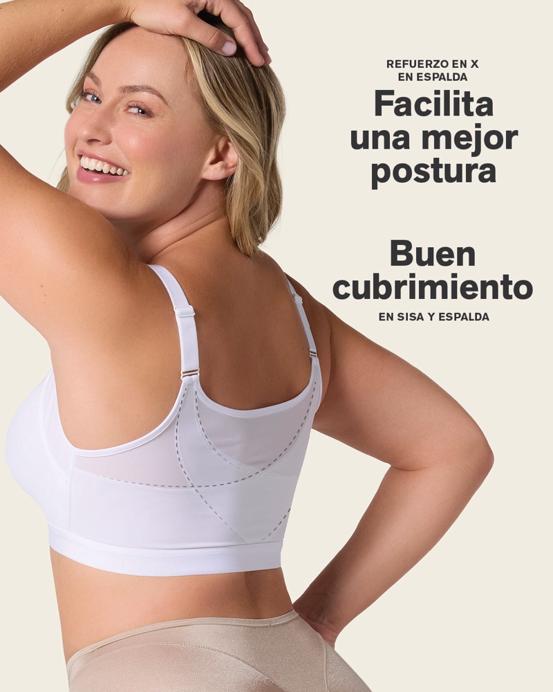 BRASIER MUJER LEONISA 11936 CONTROL BLANCO - 3