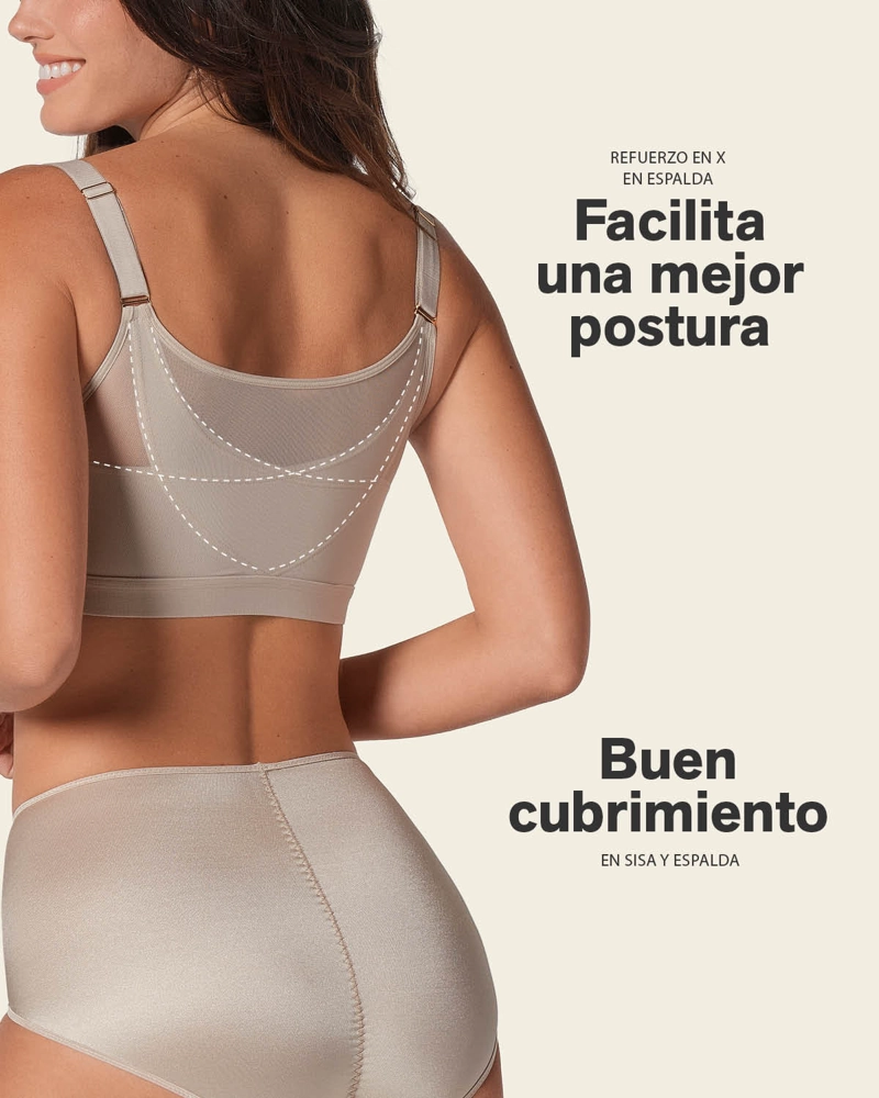 BRASIER MUJER LEONISA 11936 CONTROL BLANCO - 6