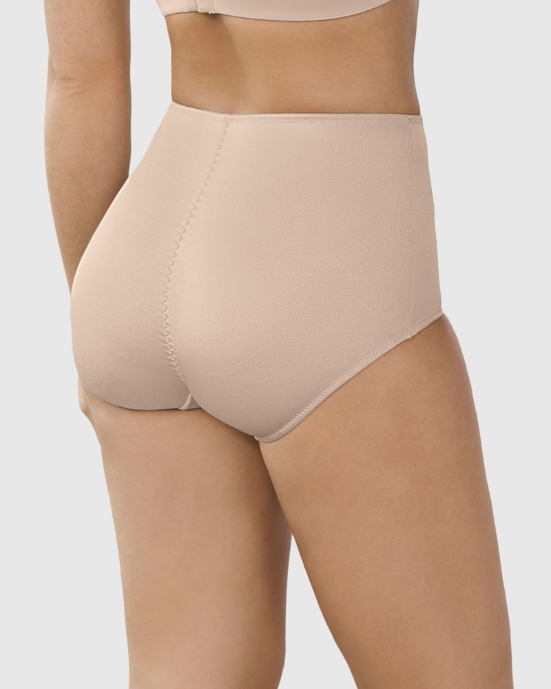 FAJAS MUJER LEONISA 233 PANTY CONTROL SUAVE BEIGE - 2
