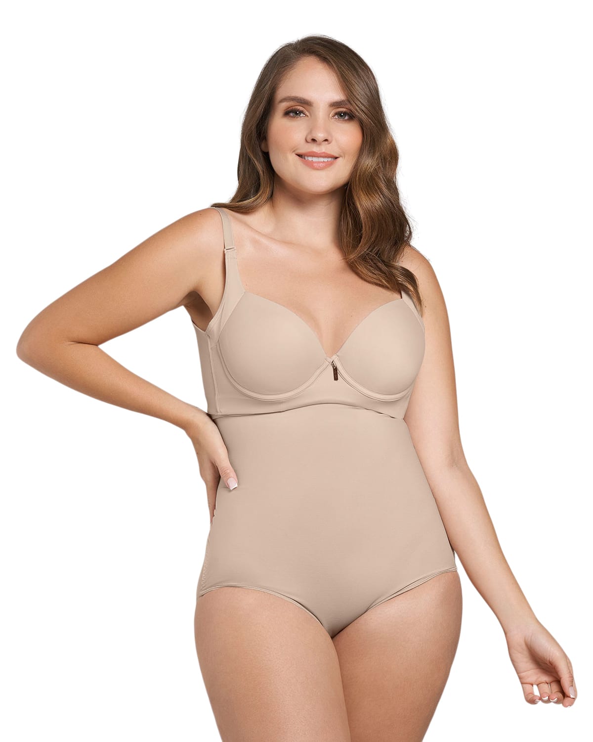 CALZÓN FAJA MUJER LEONISA 12885 POSTPARTO CON MAYOR CUBRIMIENTO DE ABDOMEN BEIGE - 2