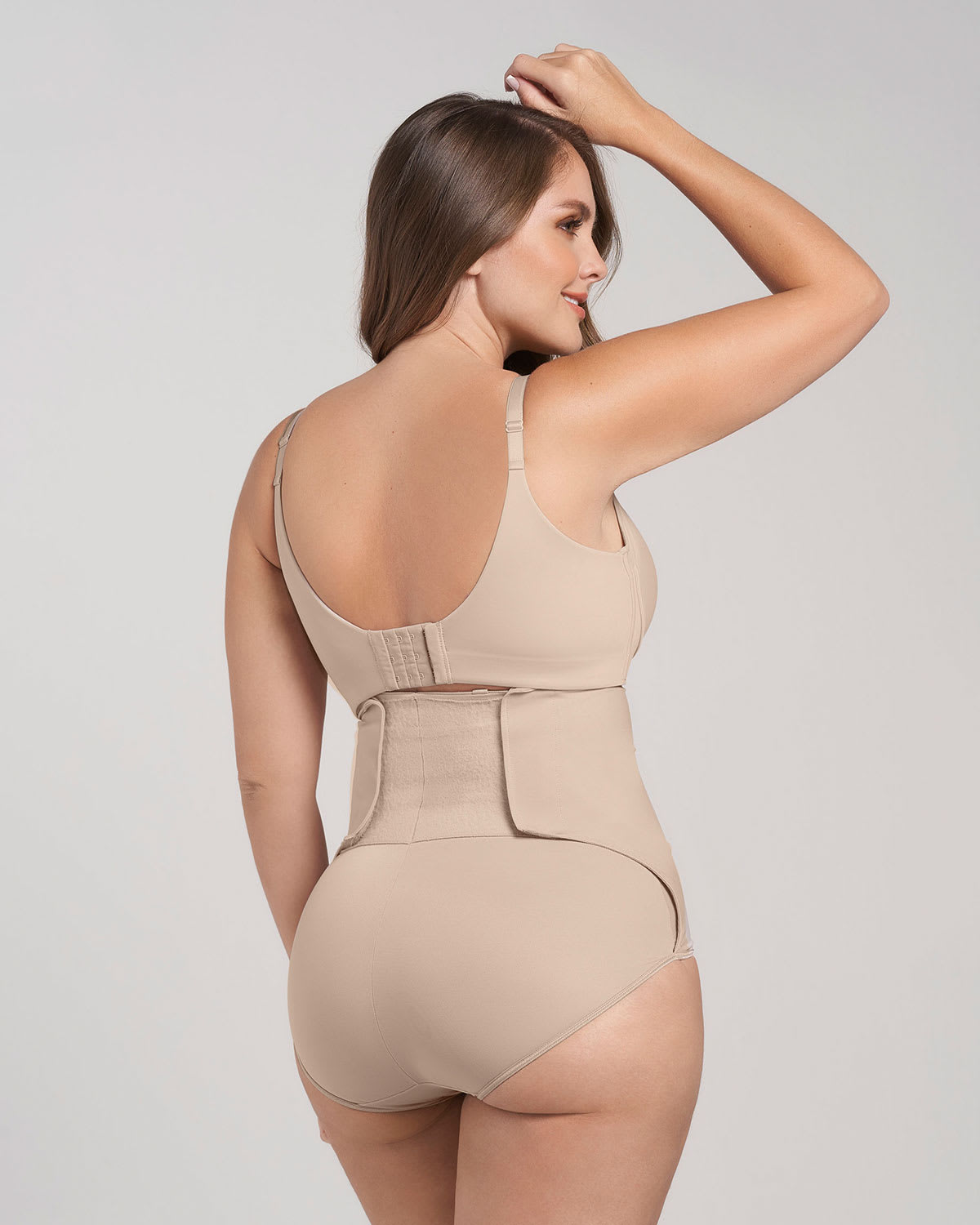 CALZÓN FAJA MUJER LEONISA 12885 POSTPARTO CON MAYOR CUBRIMIENTO DE ABDOMEN BEIGE - 5