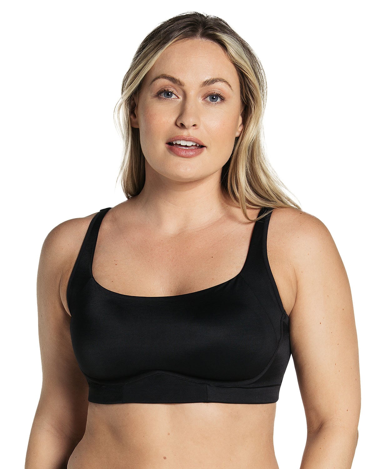 SOSTÉN MUJER LEONISA 91054 SIN ARCO ULTRACÓMODO DE ALTO SOPORTE Y CUBRIMIENTO EVERYDAY BRA NEGRO - 1