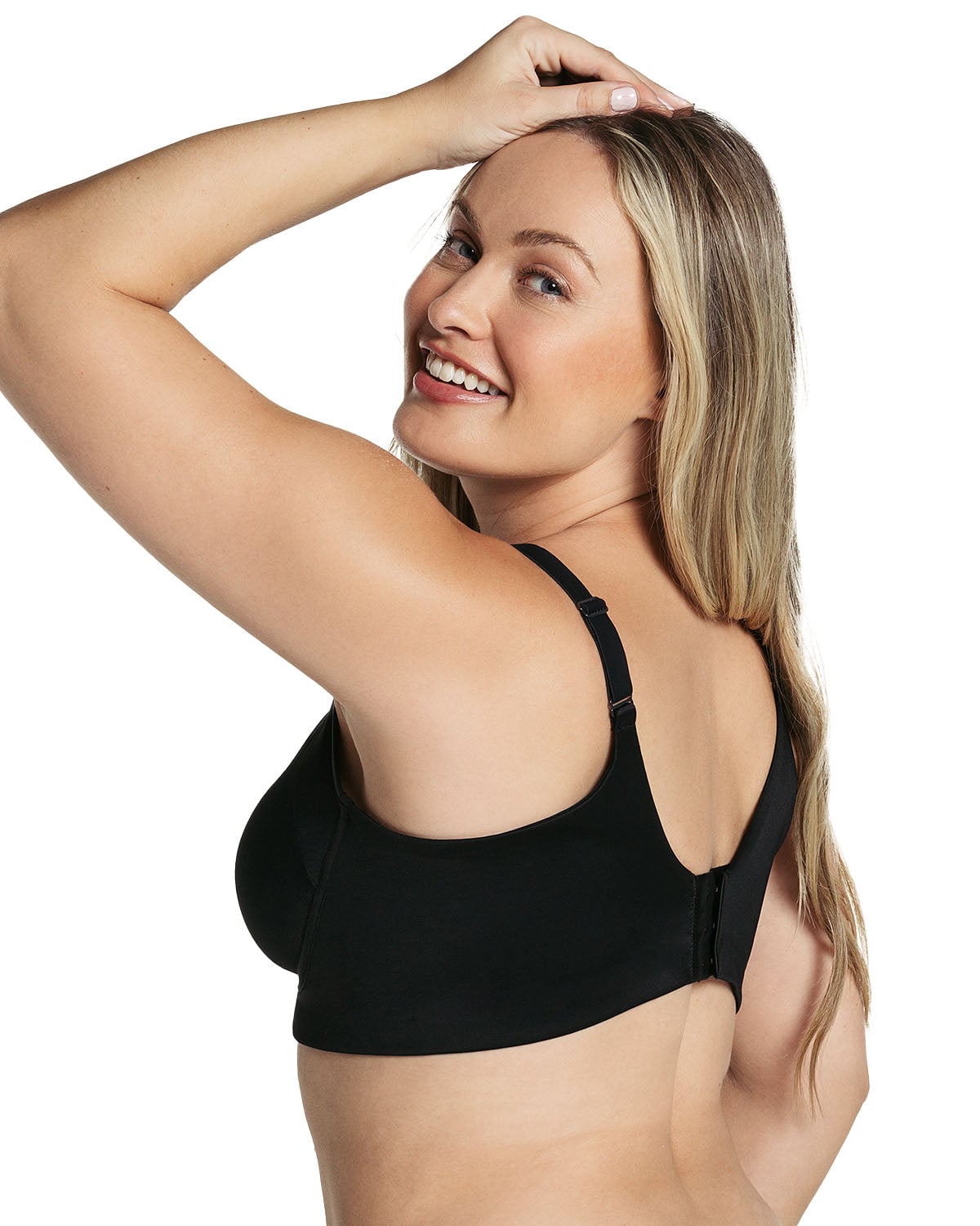 SOSTÉN MUJER LEONISA 91054 SIN ARCO ULTRACÓMODO DE ALTO SOPORTE Y CUBRIMIENTO EVERYDAY BRA NEGRO - 2