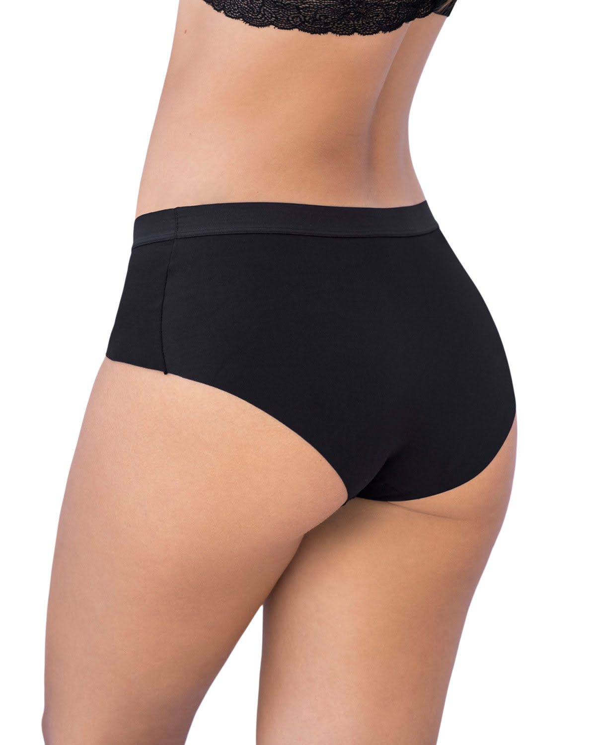 PACK X 3 PANTALETAS MUJER LEONISA 12686X3 CÓMODAS SUAVES BUEN CUBRIMIENTO BLANCO NEGRO CAFÉ CLARO - 4