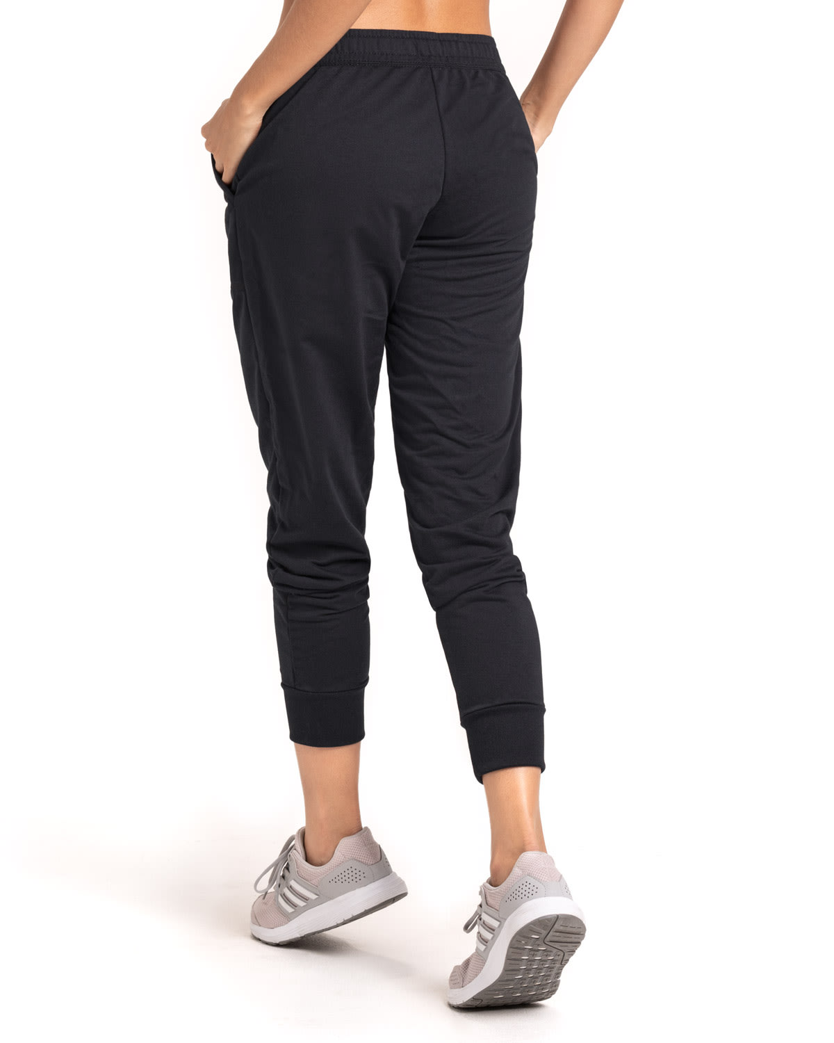 JOGGER DEPORTIVO MUJER LEONISA NEGRO 195532 DE SILUETA AMPLIA CON BOLSILLOS - 2