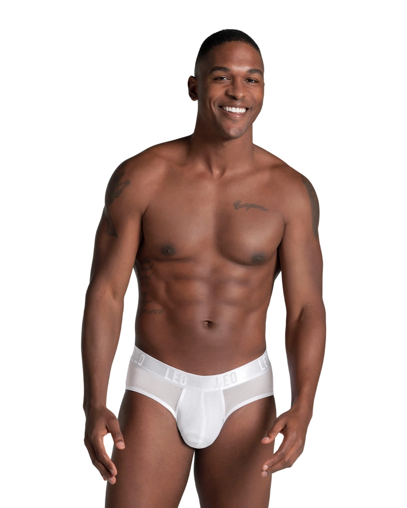 PACK X2 BÓXER HOMBRE LEONISA 33278N DE SECADO RÁPIDO 2 BLANCO NEGRO - 1