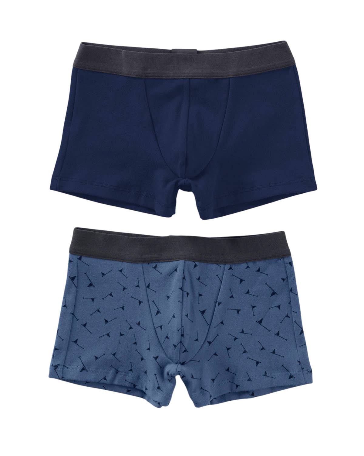 PAQUETE X 2 BÓXERS ALGODÓN NIÑO LEONISA AZUL ESTAMPADO / AZUL CLARO 33155X2 LEO - 3