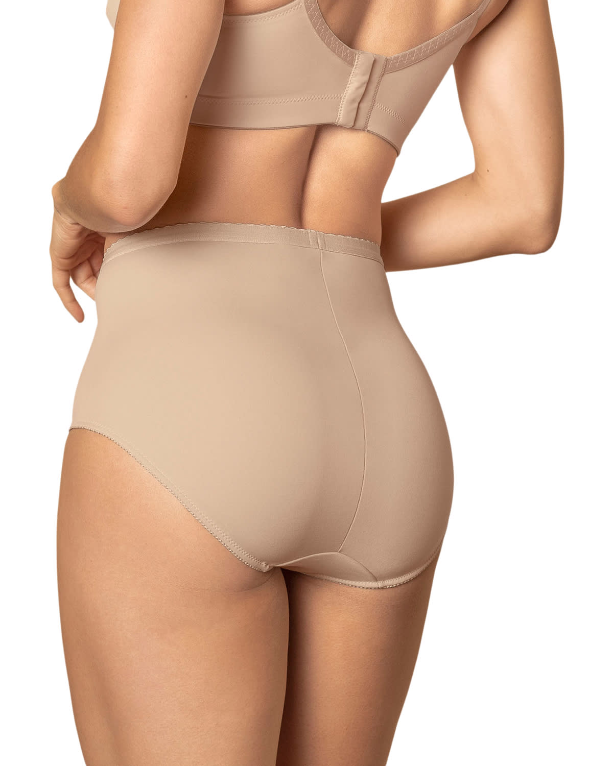 CALZÓN MUJER LEONISA 72219 CLÁSICO CONTROL SUAVE CON EXCELENTE MODELACIÓN BEIGE - 4