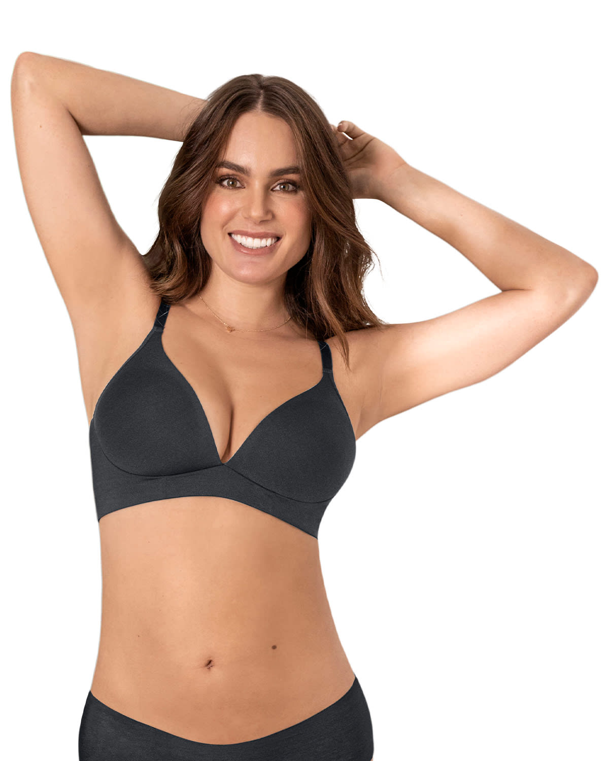 SOSTÉN MUJER LEONISA 91076 SIN ARCO TOTAL COMODIDAD ELEMENTAL BRA NEGRO - 1