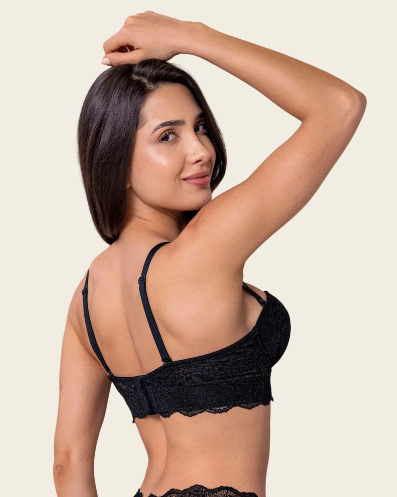 SOSTÉN MUJER LEONISA 71330 REALCE MEDIO NEGRO - 2