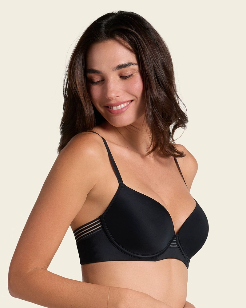 SOSTÉN MUJER LEONISA 91081 CON ARCO NATURAL LOOK NEGRO - 1