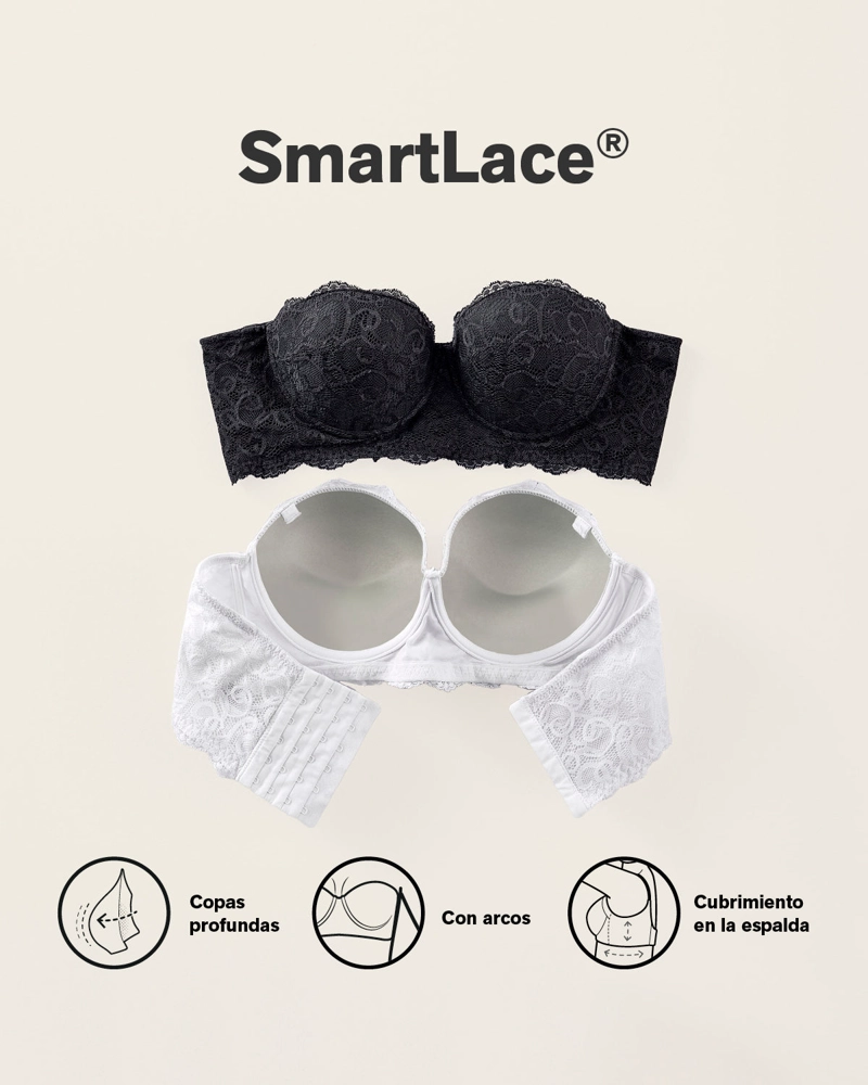 SOSTÉN MUJER LEONISA 11877 BALCONET REALCE ALTO MÁXIMO CUBRIMIENTO DE ESPALDA SPECIAL FIT NEGRO - 4