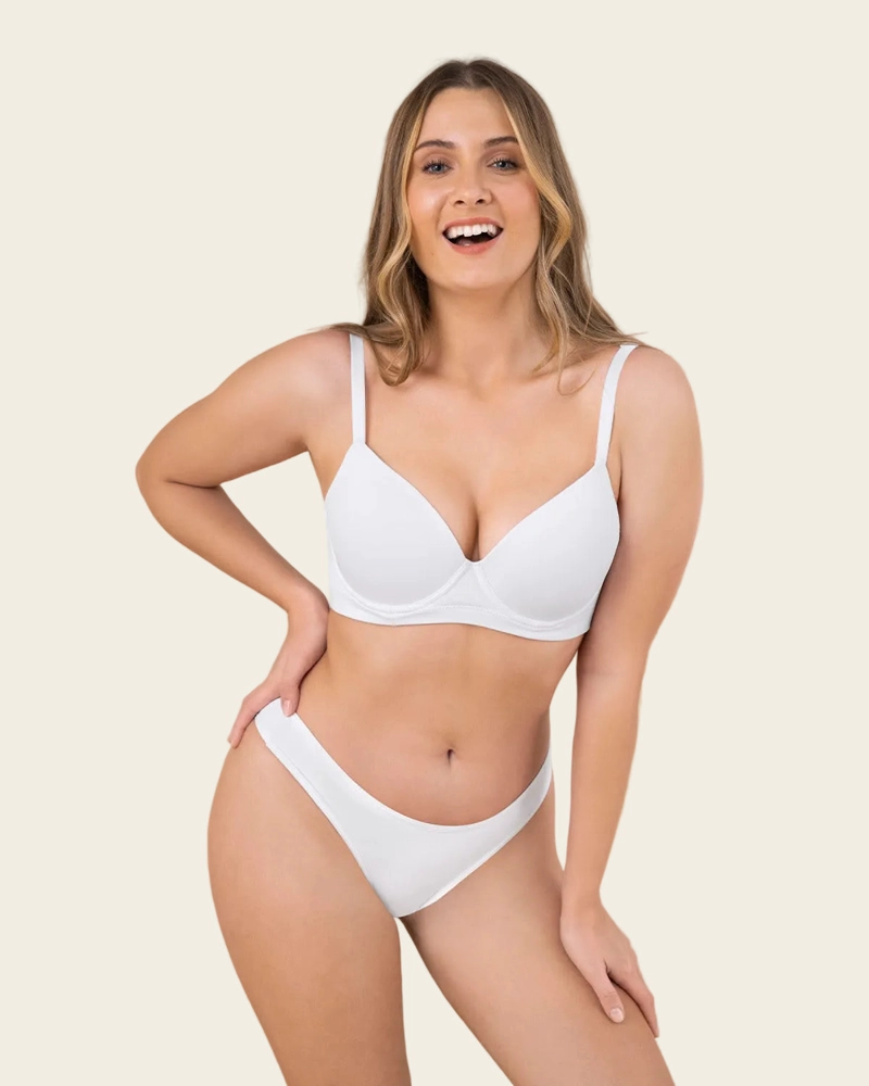 SOSTÉN MUJER LEONISA 71321 REALCE MEDIO BLANCO - 3