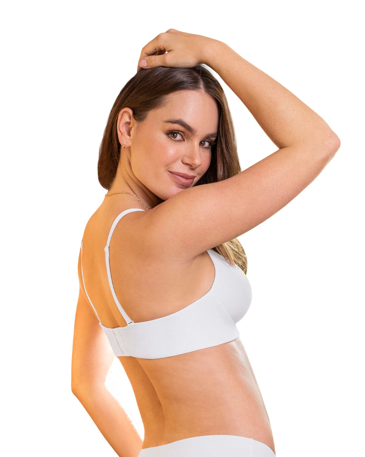 SOSTÉN MUJER LEONISA 91076 SIN ARCO TOTAL COMODIDAD ELEMENTAL BRA BLANCO - 2