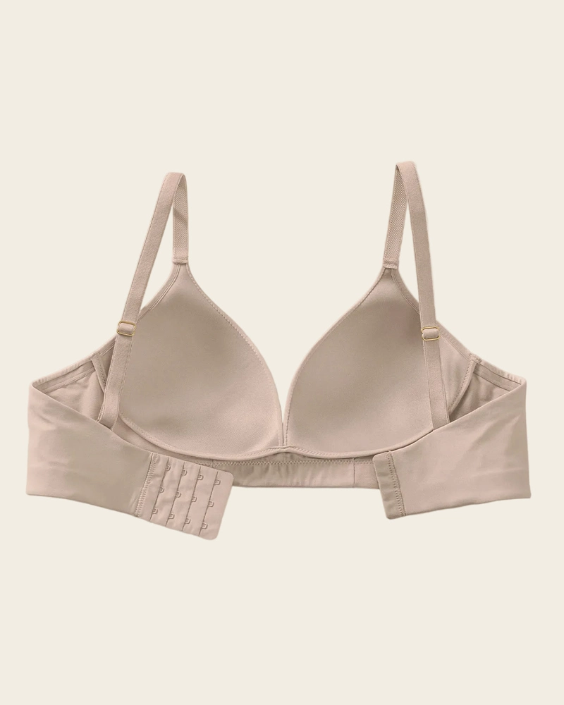 SOSTÉN MUJER LEONISA 91076 SIN ARCO TOTAL COMODIDAD ELEMENTAL BRA CAFÉ CLARO - 4