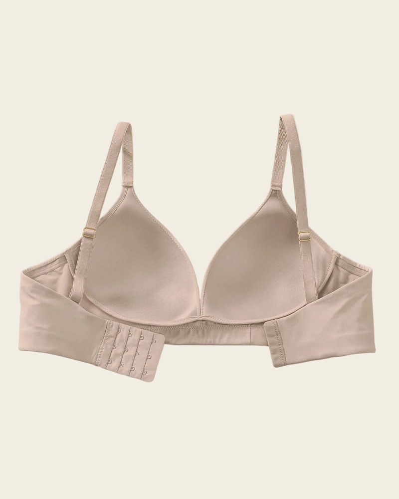 SOSTÉN MUJER LEONISA 91076 SIN ARCO TOTAL COMODIDAD ELEMENTAL BRA CAFÉ CLARO - 4