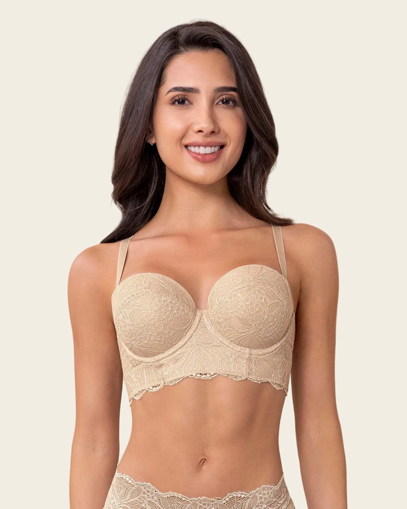 SOSTÉN MUJER LEONISA 71330 REALCE MEDIO BEIGE - 1