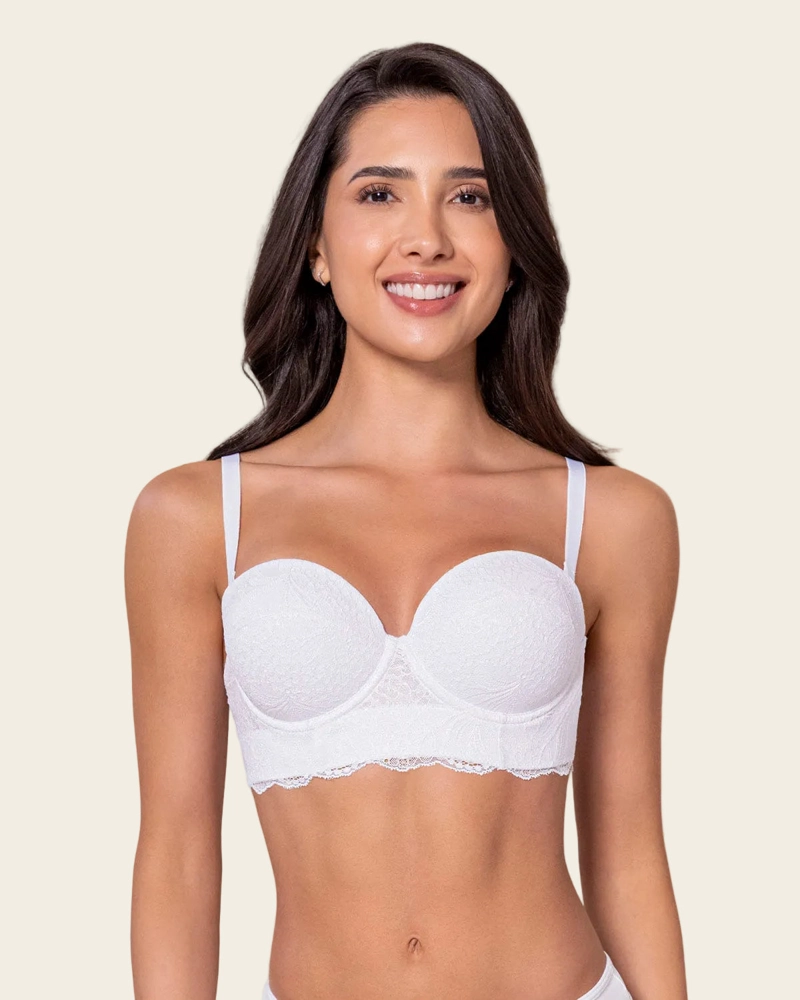 SOSTÉN MUJER LEONISA 71330 REALCE MEDIO BLANCO - 1