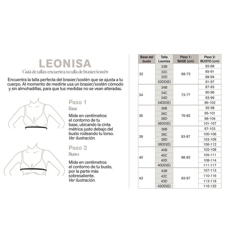 SOSTÉN MUJER LEONISA 71330 REALCE MEDIO BLANCO - 5