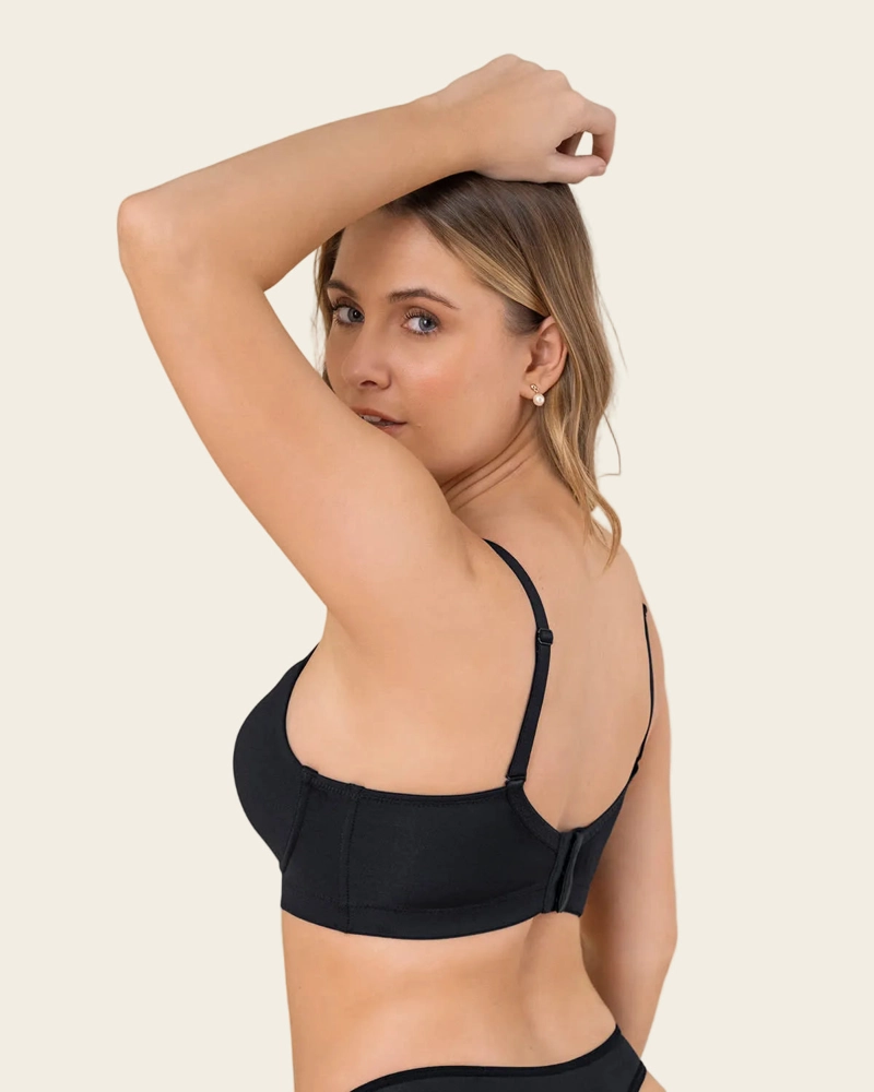 SOSTÉN MUJER LEONISA 71321 REALCE MEDIO NEGRO - 2