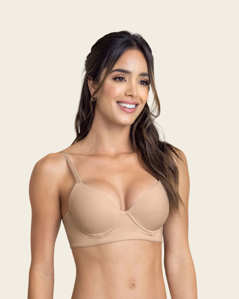 SOSTÉN MUJER LEONISA 71332 REALCE ALTO BEIGE - 1