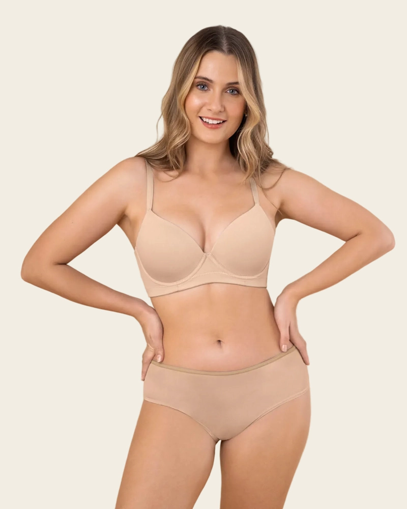 SOSTÉN MUJER LEONISA 71321 REALCE MEDIO BEIGE - 3