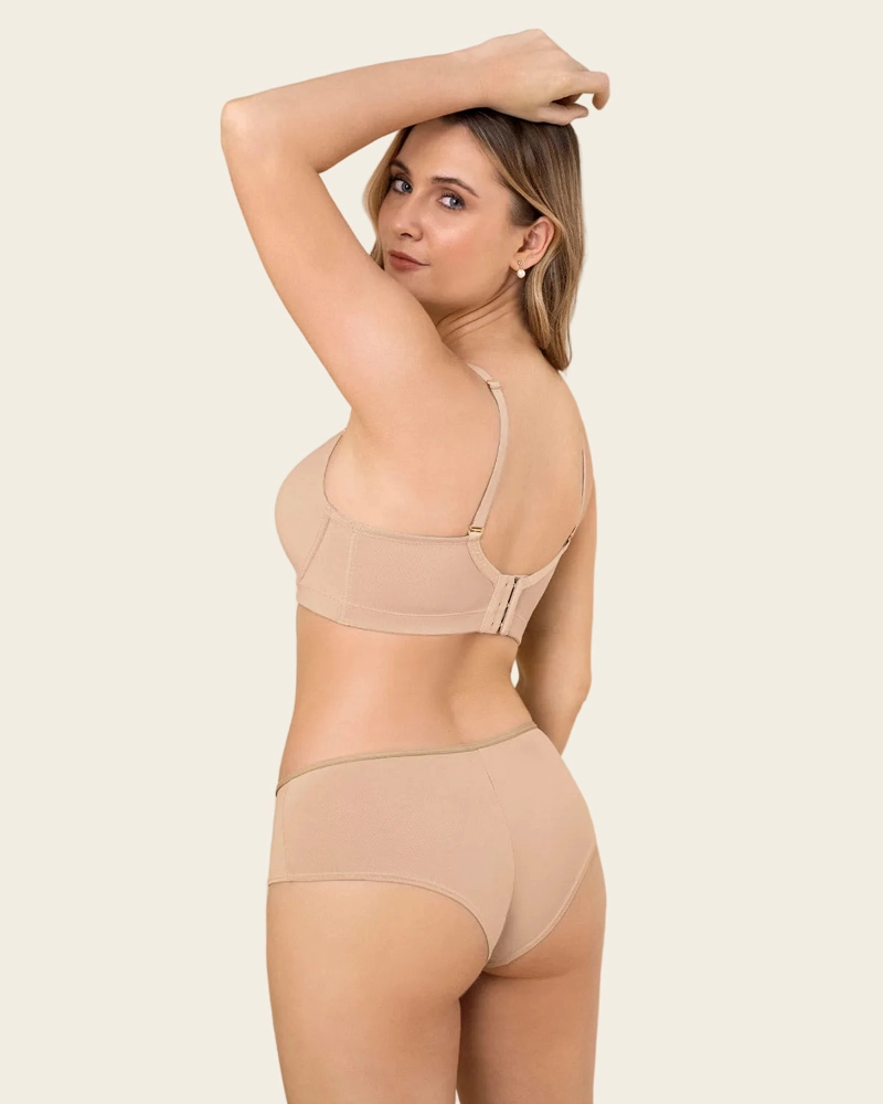 SOSTÉN MUJER LEONISA 71321 REALCE MEDIO BEIGE - 4
