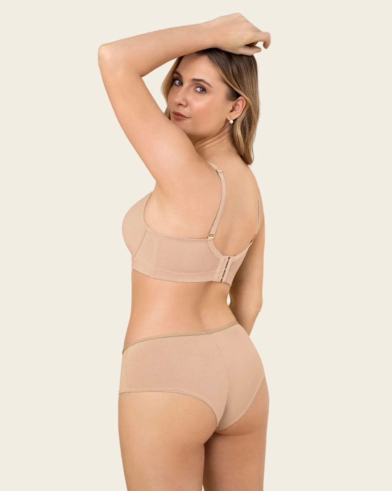SOSTÉN MUJER LEONISA 71321 REALCE MEDIO BEIGE - 4