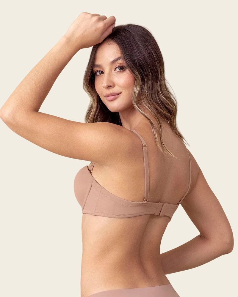SOSTÉN MUJER LEONISA 61308 STRAPLESS CON REALCE INCORPORADO ROSA - 2