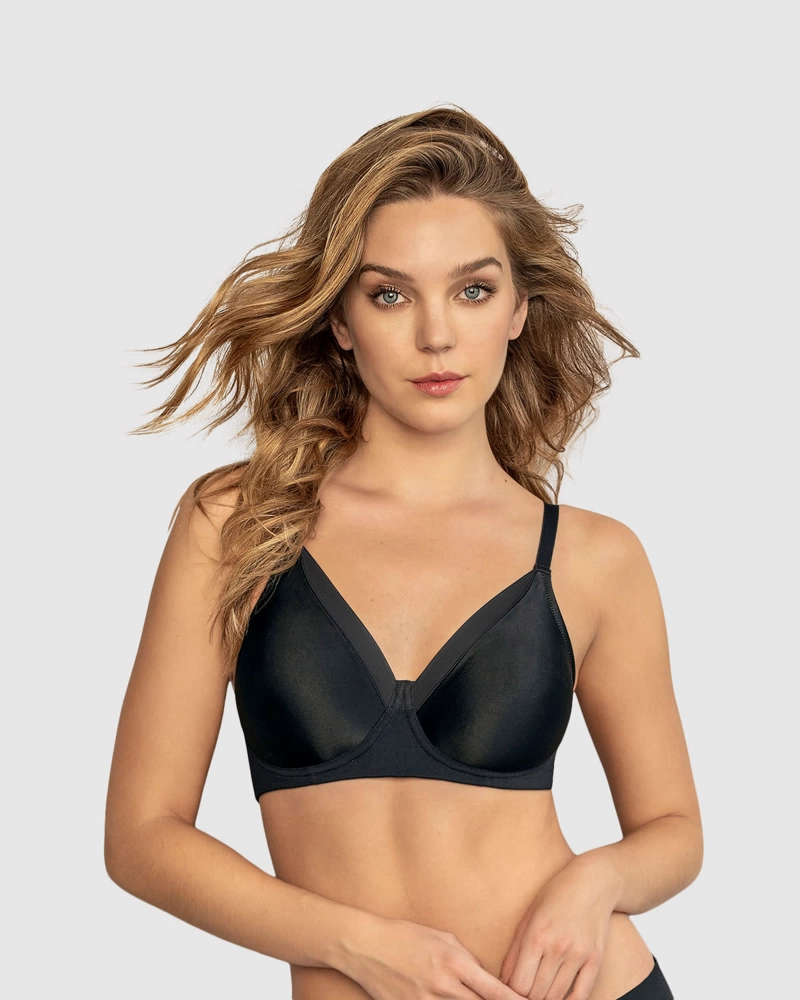 SOSTÉN MUJER LEONISA 91007 CLÁSICO DE SOPORTE CON ARCO NATURAL SUPPORT NEGRO - 1