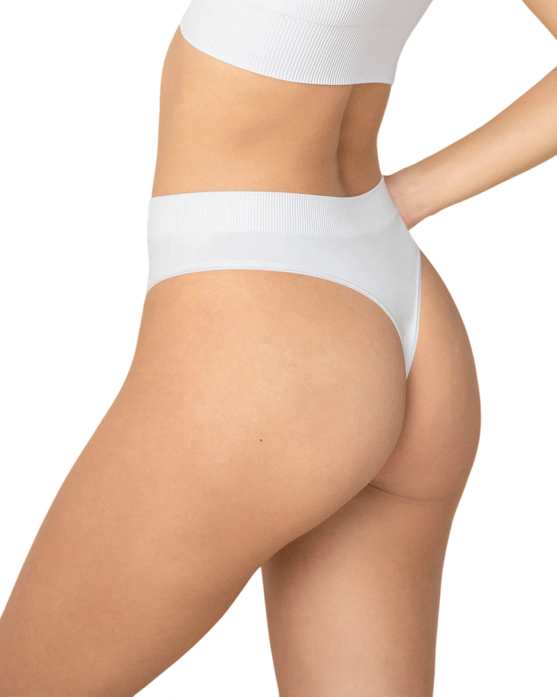 COLALES MUJER LEONISA 92040 TIRO ALTO EN TECNOLOGÍA SEAMLESS BLANCO - 2
