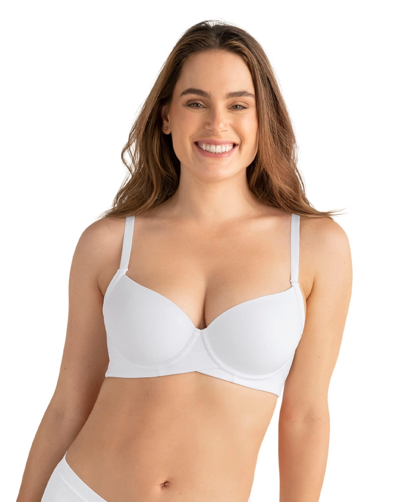 SOSTÉN MUJER LEONISA 91086 BUEN CUBRIMIENTO EN ESCOTE Y ESPALDA BLANCO - 1