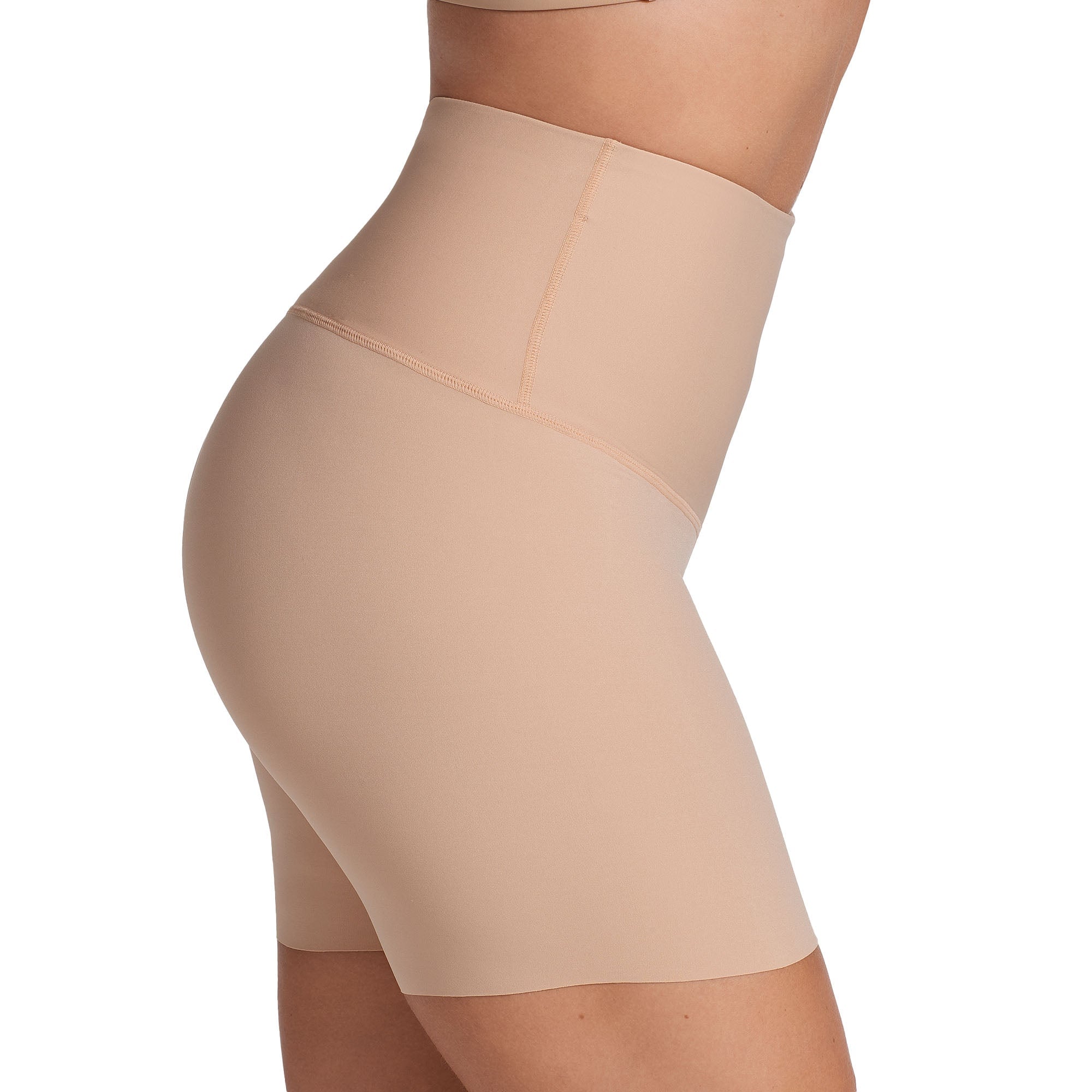 SHORT DE CONTROL DE ABDOMEN Y CINTURA QUE DISIMULA LA CELULITIS 012925 BEIGE - 1