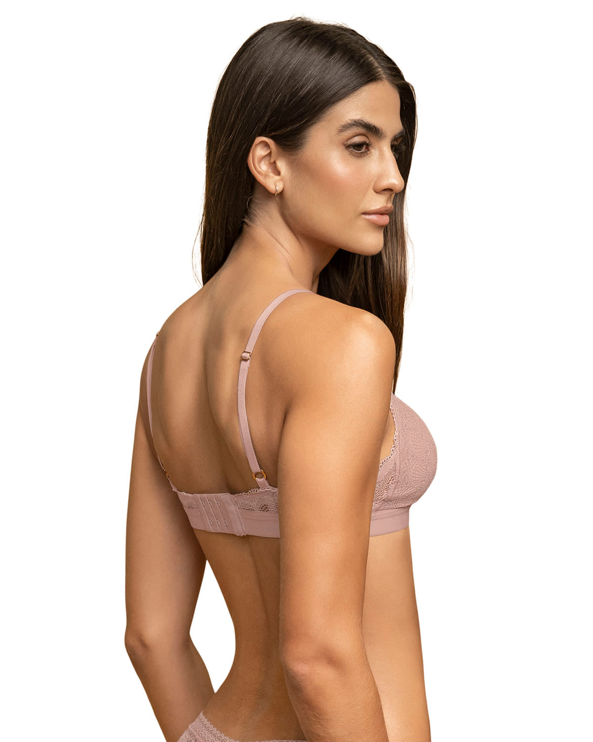BRALETTE MUJER LEONISA 91097 DAILY CÓMODO Y DESESTRUCTURADO PALO DE ROSA - 2