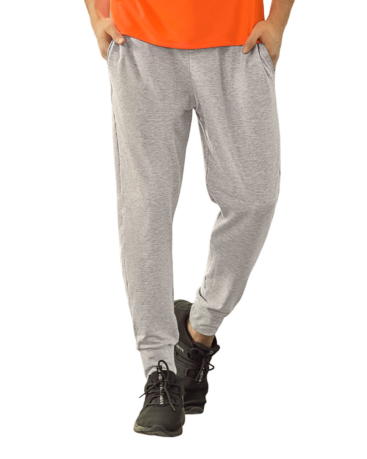 JOGGER DEPORTIVO ESTILO SUDADERA CON BOLSILLOS LATERALES FUNCIONALES 518012 GRIS CLARO - 5