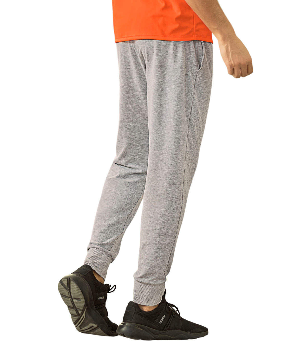 JOGGER DEPORTIVO ESTILO SUDADERA CON BOLSILLOS LATERALES FUNCIONALES 518012 GRIS CLARO - 6