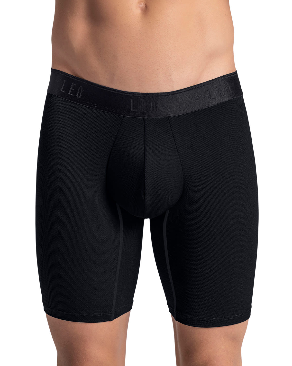 BOXER LARGO DEPORTIVO DE MAXIMA FRESCURA EN MICROFIBRA 033290N NEGRO - 1