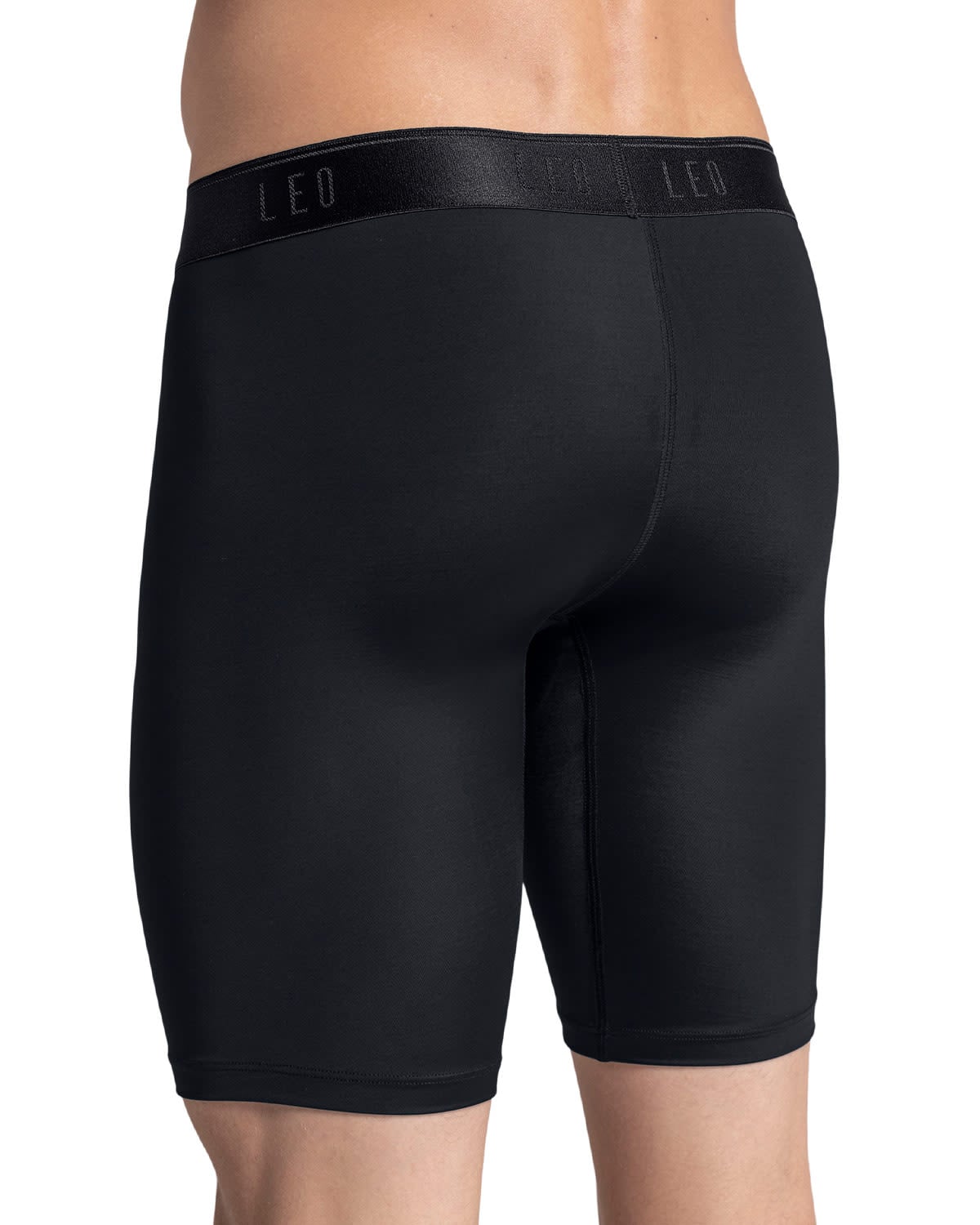 BOXER LARGO DEPORTIVO DE MAXIMA FRESCURA EN MICROFIBRA 033290N NEGRO - 2