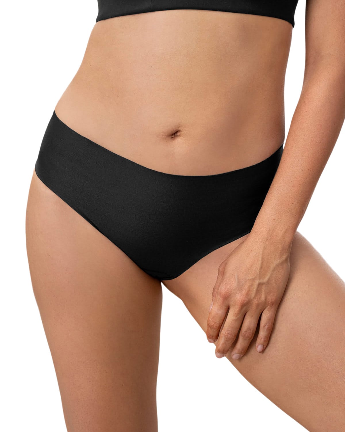 PANTALETA INVISIBLE TIRO ALTO 092065 NEGRO - 1